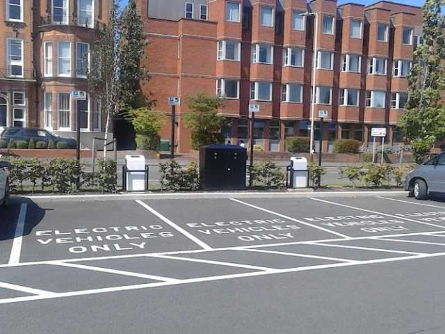 GeniePoint Charging Station in Leicester United Kingdom of Great Britain and Northern Ireland