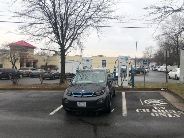 EVgo Charging Station in Falls Church Virginia