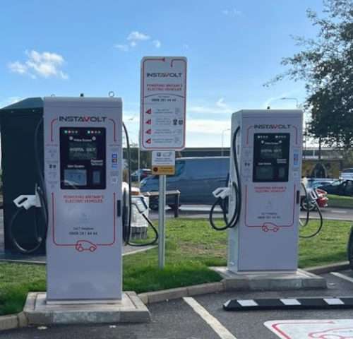 InstaVolt Charging Station in Grays United Kingdom of Great Britain and Northern Ireland