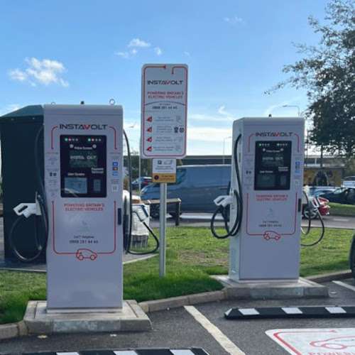 InstaVolt Charging Station EV Charging Station at McDonald's