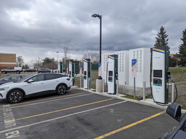 Electrify America Charging Station in Rensselaer New York