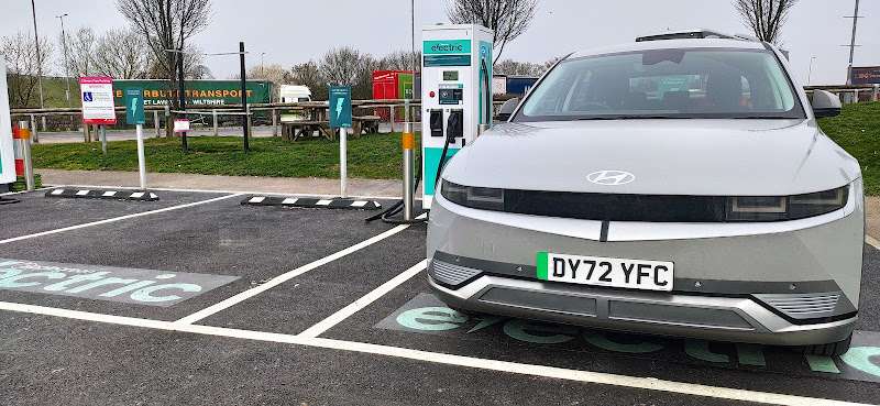 Applegreen Electric Charging Station EV Charging Station at Yorkshire