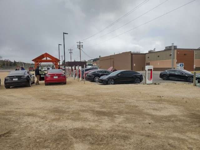 Tesla Supercharger in Custer South Dakota