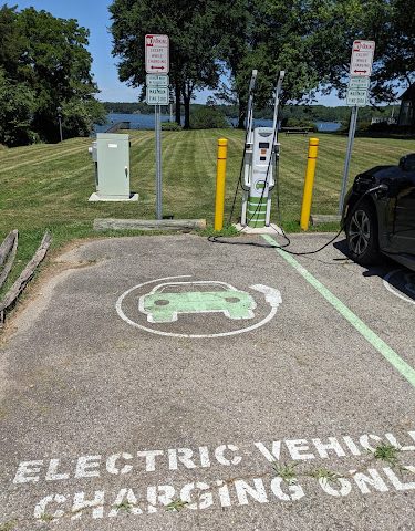 Shell Recharge Charging Station in St Marys City Maryland