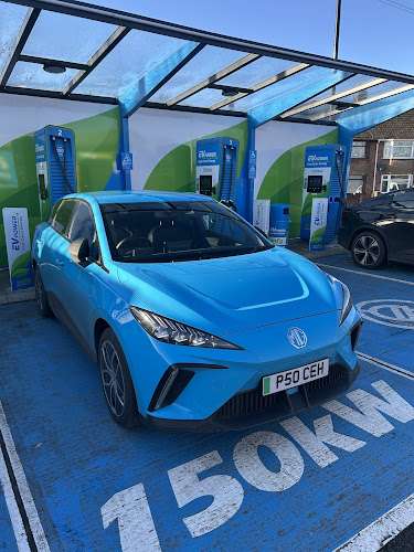 MFG Charging Station EV Charging Station at MFG Rugby Road Service Station