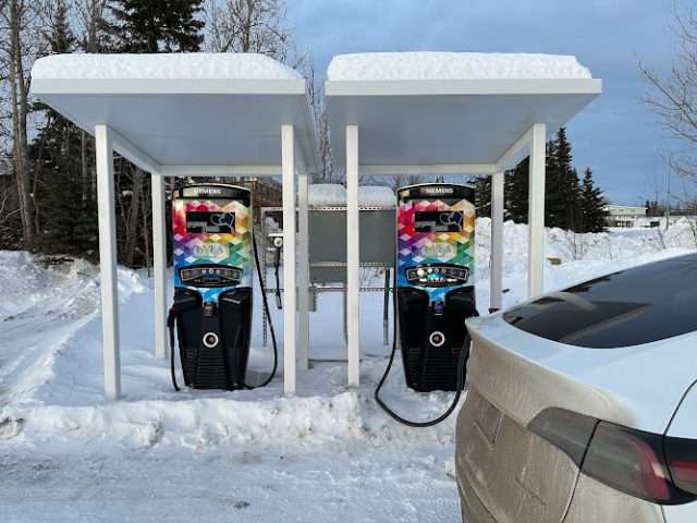 ReCharge Alaska Charging Station in Delta Junction Alaska
