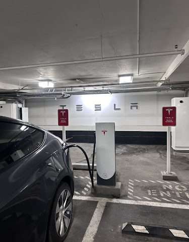 Tesla Supercharger in Toronto Ontario Canada