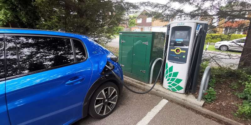 bp pulse Charging Station EV Charging Station at Green Man