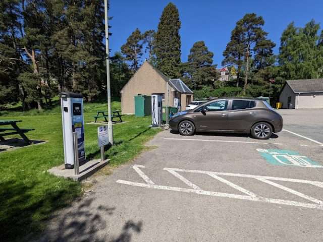 Chargeplace Scotland Charging Station in Kingussie United Kingdom of Great Britain and Northern Ireland
