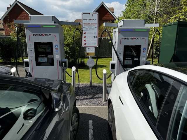 InstaVolt Charging Station in Lyndhurst United Kingdom of Great Britain and Northern Ireland