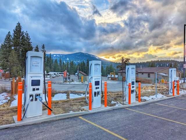 EV Range Charging Station in Truckee California