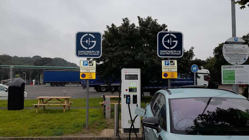 GRIDSERVE Charging Station EV Charging Station at Motorway Westbound