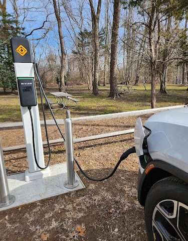 Rivian Charging Station in Shelter Island New York