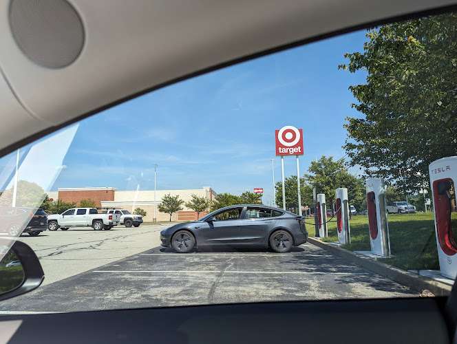 Tesla Supercharger EV Charging Station at Target