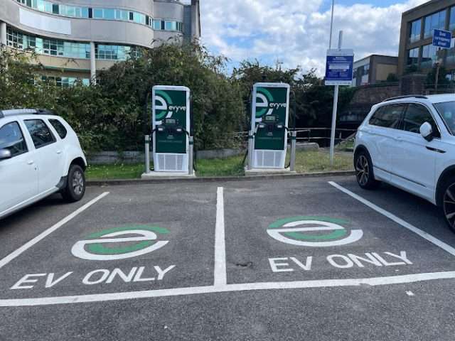 evyve Charging Station in Uxbridge United Kingdom of Great Britain and Northern Ireland