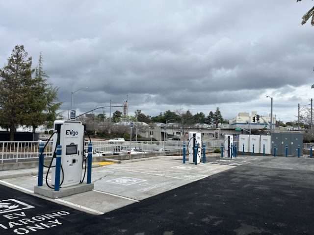 EVgo Charging Station in San Mateo California