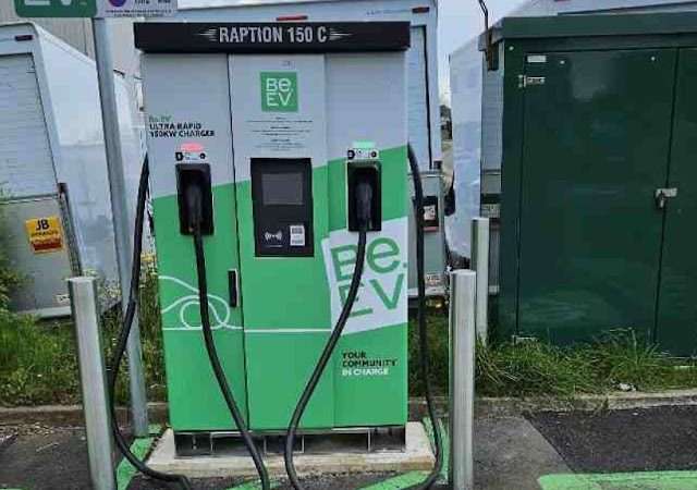 Be.EV Charging Station in Cwmbran United Kingdom of Great Britain and Northern Ireland