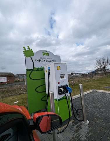 PodPoint Charging Station in Kirkcaldy United Kingdom of Great Britain and Northern Ireland