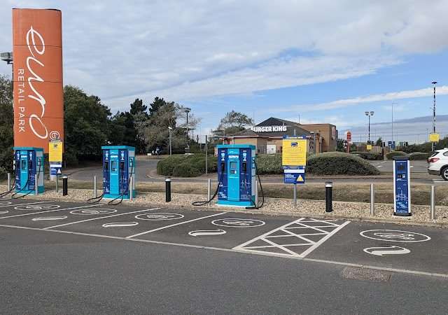 Electric Vehicle Charging Station in Ipswich United Kingdom of Great Britain and Northern Ireland