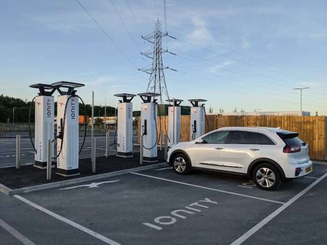 IONITY Charging Station in Leeds United Kingdom of Great Britain and Northern Ireland