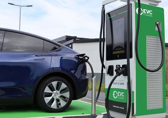 EVC Charging Station in Birkenhead United Kingdom of Great Britain and Northern Ireland