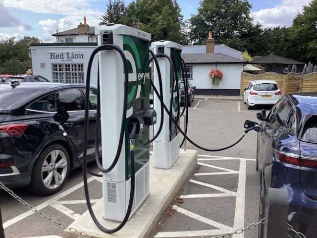 evyve Charging Station in Iver United Kingdom of Great Britain and Northern Ireland