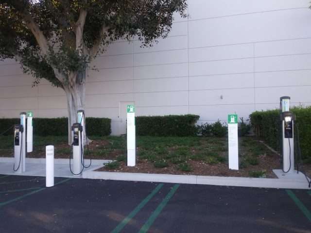 ChargePoint Charging Station in Irvine California