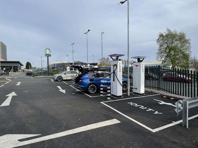 IONITY Charging Station in West Bromwich United Kingdom of Great Britain and Northern Ireland