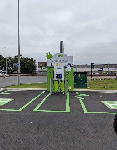 Lidl Charging Station in Stockton-on-Tees United Kingdom of Great Britain and Northern Ireland