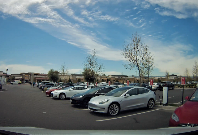Tesla Supercharger in Livermore California