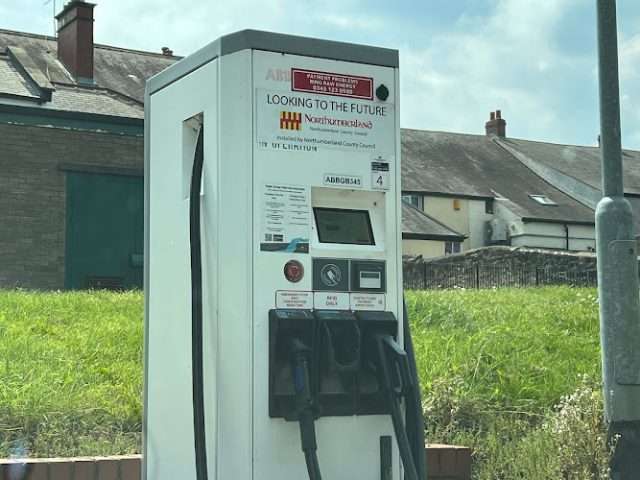 Fuuse Charging Station in Bedlington United Kingdom of Great Britain and Northern Ireland