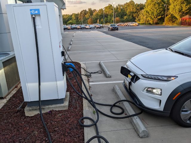 Electric Vehicle Charging Station in Salisbury North Carolina