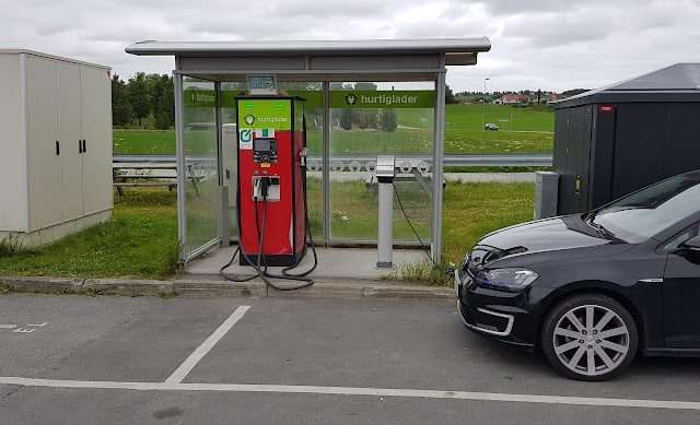 Circle K Charging Station in Leinstrand Norway 7083