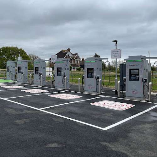 InstaVolt Charging Station EV Charging Station at Salts Farm Shop