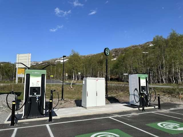 Lyse Charging Station in Tjørhom Norway 4443
