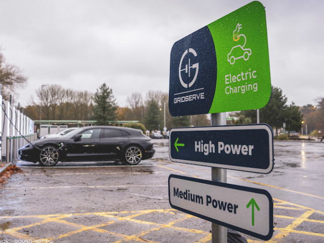 GRIDSERVE Charging Station in Wolverhampton United Kingdom of Great Britain and Northern Ireland