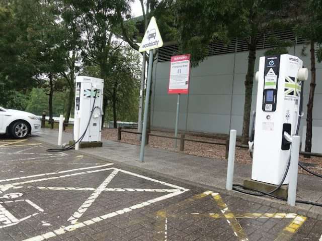 GRIDSERVE Charging Station in Birmingham United Kingdom of Great Britain and Northern Ireland