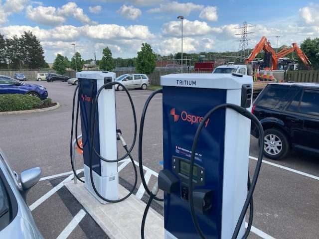 Osprey Charging Station in Diss United Kingdom of Great Britain and Northern Ireland