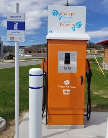 eCharge Network Charging Station in St. Basile 10 New Brunswick Canada