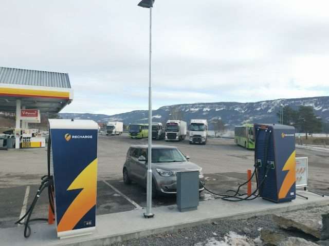 Recharge Charging Station in Røyse Norway 3530