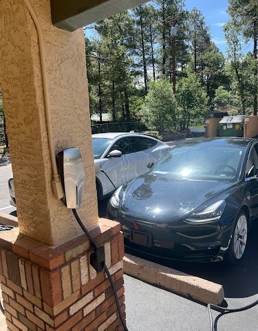 Tesla Destination Charger in Pinetop Arizona