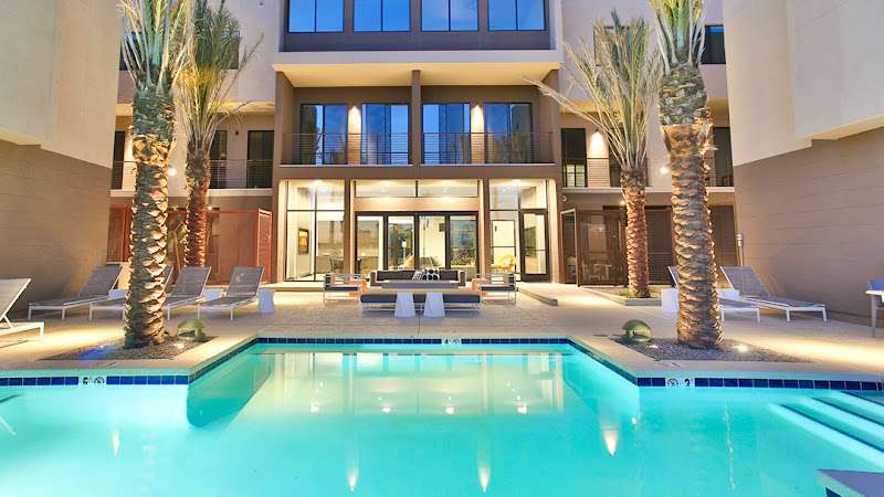 Dusk Scottsdale Apartments EV Charging Station at 3130 Hayden Rd