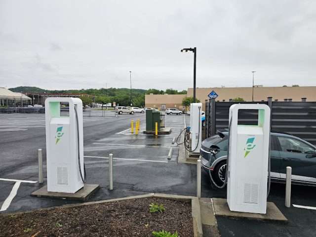 Electrify America Charging Station in Bristol Virginia
