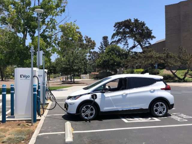 EVgo Charging Station in San Diego California