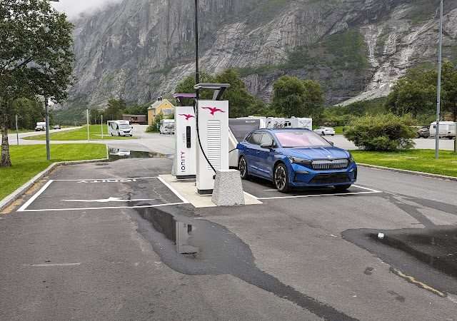 IONITY Charging Station in Åndalsnes Norway 6300