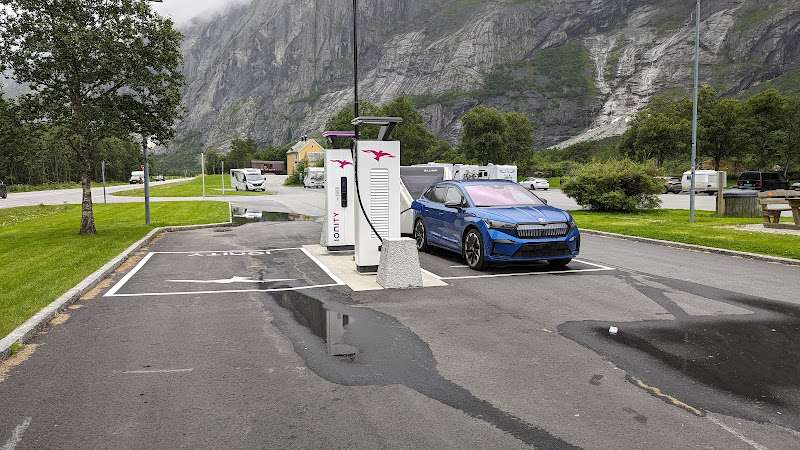 IONITY Charging Station EV Charging Station at Trollveggen