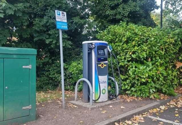 bp pulse Charging Station in Birmingham United Kingdom of Great Britain and Northern Ireland