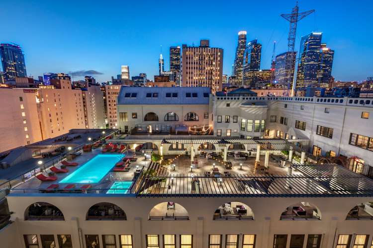 Pacific Electric Lofts Apartments EV Charging Station at 610 Main St