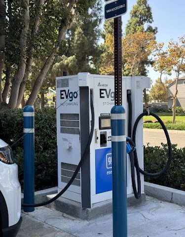 EVgo Charging Station in Costa Mesa California