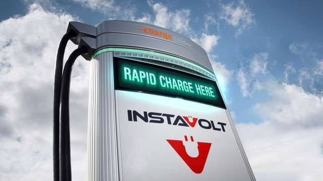 InstaVolt Charging Station in Reading United Kingdom of Great Britain and Northern Ireland